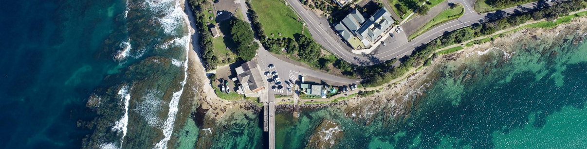 drone footage above point grey precinct and surrounds  